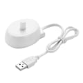 Miniatyrbilde 1 av 5: For Oral B Elektrisk Tannbørste Utskifting Lader Strømkabel For Induksjon Lading Base Modell 3757 Bærbar Reise (usb)