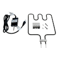 Miniatyrbillede 2 af 5: Elektrisk rygergrill varmeelement med justerbar termostat ledning rustfrit stål controller 1500W 50F-400F til Masterbuilt