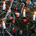 Miniatyrbild 3 av 7: 8 st adventljusstake metall, 6 cm ljusstake svart ljusplatta, ljusplugg för jul Svart 6 cm