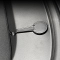 Miniatyrbild 4 av 5: 2 delar/ set Passar för 2021 T-esla Model 3 Front Motorrum Organizer Trunkkrok Slitstark biltillbehör i plast