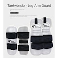 Miniatyrbillede 4 af 4: IC Taekwondo Skinnebensbeskytter Underarms Albuebeskytter, WT MMA Kampsport Kickboxing Karate Sparring Muay Thi Træning