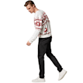 Miniatyrbilde 2 av 4: tectake Julegenser Winterland hvit-rød Hvit White xl