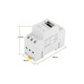 Pikkukuva 2 / 5: Digitaalinen ajastin, 1kpl LCD-näyttö viikoittain ohjelmoitava elektroninen aikarele-kytkin 16 päälle ＆ 16 pois ajastin (220V)..DEBUNS