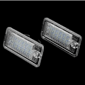 Miniatyrbild 4 av 5: 2st Bil LED Nummer Hop-Lpl0114 Skylt Lampa Glödlampa Kit För Audi A3 S3 A4 S4 B6 B7 A6 C6 S6, DEBUNS