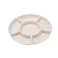 6-fack Förvaringsbricka Frukt Snack Tallrik Förrätt Servering Beige Beige