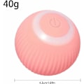 Miniatyrbild 2 av 5: Rosa - 1 Styck - Interaktiv Kattleksaksboll - Automatisk Interaktiv - 360° USB - Stimulerar Jaktinstinkten