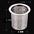 Miniatyrbild 3 av 5: Rostfritt stål tefilter sil tekanna läckage nät kaffekopp läckage filter sil fruktjuice S