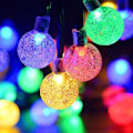 Miniatyrbild 9 av 10: Boll ljusslinga rum atmosfär bubbla boll ljusslinga utomhus batterilåda dekoration stjärnljus Rose flower string lights 3m 20 lights USB