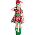 Miniatyrbild 1 av 7: Feydräkt Barn Pojkar Flickor Jul Feydräkt Jul Feydräkt Onesie För Jul Karneval Fest (104-140) 3-10 År Flicka 7-8 Jahre