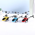 Miniatyrbillede 4 af 4: Rc Helikopter Legetøj Flyvende Miniflyvemaskine Rc Flyvemaskine Blå