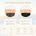 Miniatyrbillede 3 af 8: Fleeceforet Tights Ekstra Tykke Varme Vinter Dobbeltforet Termiske Tights med Stræk Falsk Sheer Hud Slim Elastiske Leggings Høj Talje Tights til Kvinder 200g