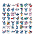 Pikkukuva 4 / 5: IC 100 kpl Stitch-tarroja vesipulloihin