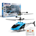 Miniatyrbillede 1 af 4: Rc Helikopter Legetøj Flyvende Miniflyvemaskine Rc Flyvemaskine Blå