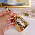 Miniatyrbillede 3 af 5: IC Håndklokke, klassisk zinklegering Kaldeklokke Traditionelt håndtag Guld