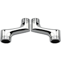 Miniatyrbillede 3 af 3: Brusearmbuefitting, messing albue reduceringsfitting, justerbar drejearm, vægarmbuefitting, offset fitting 1/2 3/4, krom A, af DEBUNS