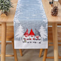 Miniatyrbild 1 av 5: Julduk Snowflake bordslöpare GRÅ Gray