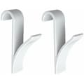 Radiatorkrok, Handdukstork Radiatorkrok, Vit Plast, Set om 2