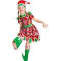 Miniatyrbild 5 av 7: Feydräkt Barn Pojkar Flickor Jul Feydräkt Jul Feydräkt Onesie För Jul Karneval Fest (104-140) 3-10 År Flicka 7-8 Jahre