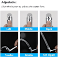 Miniatyrbilde 4 av 5: 1 stk. Håndholdt bidetsprøyte, justerbar trykksprøyte, toalettdusj håndholdt sprøyte, bidet toalettsprøyte, for personlig hygiene, rengjøring