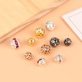Miniatyrbilde 2 av 5: IC 50 stk 6mm Rhinestone Rone Krystall Løse Spacer Perler For Smykker K-8mm