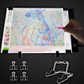 Miniatyrbilde 3 av 5: IC A4 LED-lysebrett for diamond painting 5D diamantbroderi Lig