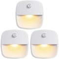 Miniatyrbild 1 av 5: IC (Uppgraderad version) Rörelsesensorlampa, sladdlös batteridriven LED-nattlampa, vägglampa, garderobsbelysning (varmvit – 3-pack)