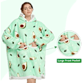 Miniatyrbillede 3 af 5: Dame Hoodie-tæpper, Oversize Hoodies til Piger, Super Seje Fleece