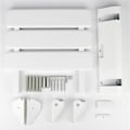 Miniatyrbilde 3 av 5: DEBUNS Sammenleggbart dusjsete i aluminium og ABS, 330 x 320 x 70 mm