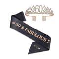 Party Krone Hodebånd Rhinestone Krone Hårtilbehør Første Års Nummer Bursdagskake Ornament Legering Hårbånd 60-1
