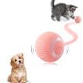Miniatyrbild 1 av 5: Interaktiv Hundleksak - USB Uppladdningsbar Smart Boll Hundleksak Valpgåva med Lysande Roterande Boll
