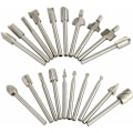 Miniatyrbillede 1 af 5: 20 stk. Dremel Tungsten Carbid Skærebør Fræserbor Rotationssliber...DEBUNS