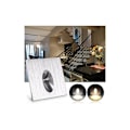 Miniatyrbillede 5 af 5: Firkantet LED forsænket væg downlight til trapper, veranda, indkørsel 1W AC 100-245V (Kold Hvid)