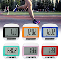 Miniatyrbild 3 av 5: LCD Stegräknare Steg Kilometer SVART Black