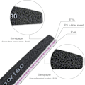 Miniatyrbillede 5 af 7: Neglefile, 100/180 Grit Dobbeltsidet Emery Board, 16 stk Professionelt Neglefil Sæt Buede Fingerneglefile til Neglepleje og Styling (Sort)