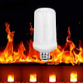 Miniatyrbilde 5 av 5: IC LED flammepære flammelys 9W E27 base blinkende pære dekorativ stemningslys for jul, hjem, hotell, bar, feriedekorasjoner