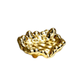 Miniatyrbillede 1 af 3: IC Afløbsskål - Hvid Sæbeskål - Guld guld