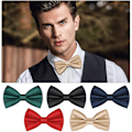 Miniatyrbild 7 av 7: Herr Bow Tie, Klassisk enfärgad slips Bow Tie för män, Satin Tux Bow Tie, Justerbar formell Bow Tie för fest, bröllop Champagne