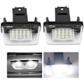 Pikkukuva 4 / 4: 2kpl 18 LED-auton rekisterikilven valo vasen & oikea C3 2002-2009 / BERLINGO / 306 307 406 5008..DEBUNS