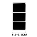 Miniatyrbild 4 av 5: 120-pack Blackboard labels Stylus labels Jars + Pen Black Black Svart
