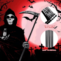 Miniatyrbillede 4 af 7: Halloween kappe, kappe cosplay kappe rekvisitter til halloween-masquerade b 140