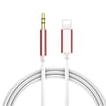 Aux-kabel til iPhone - Aux-kabel til bil - Apple til 3,5 mm Aux-kabel - 1m