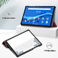 Miniatyrbild 2 av 5: Lenovo Tab M10 Plus (2nd Gen) Tri-Fold Fodral Vinröd