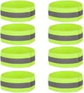 8 st Högvisande Reflexband Armband Fotledsband Handledsband