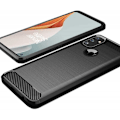 Miniatyrbild 3 av 4: Oneplus Nord N100 Stöttåligt Stötdämpande Skal SlimCarbon Svart