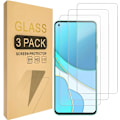Miniatyrbild 1 av 5: 3x Glasskydd OnePlus 9 Härdat Täcker hela skärmen Transparent one size