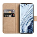 Miniatyrbild 3 av 3: Xiaomi Redmi Note 8T - Plånboksfodral I Äkta Läder - Brun Brown Brun