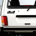 4X4 All Terrain Off Road Dekaler Pack med 2 stycken för bilen (Bl
