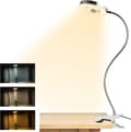 1 st silver 48LED klämläslampa, USB-bordslampa, 3 färger