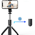 Miniatyrbild 5 av 5: Mångsidigt Selfie Stick Stativ, Extra Lång Förlängning & Bluetooth Fjärrkontroll för Bred Kompatibilitet med De Flesta Smartphones (Svart)