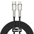 Miniatyrbild 1 av 5: Baseus Cafule USB-C till Lightning datakabel, PD, 20W, 2m, svart